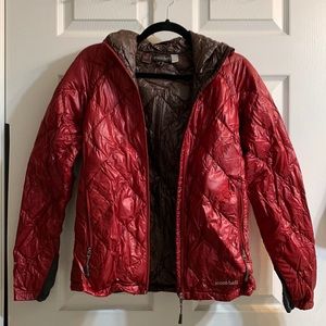 Goose Down Feather Insulated Puffer Jacket / Sweater - M